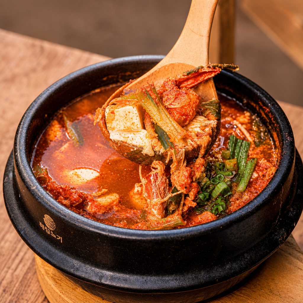 Seafood Tofu Soup.