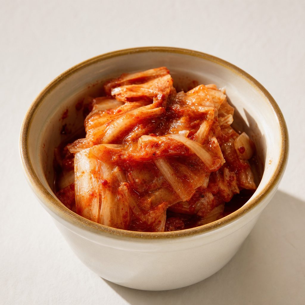 Kimchi (Korean Pickled Cabbage).