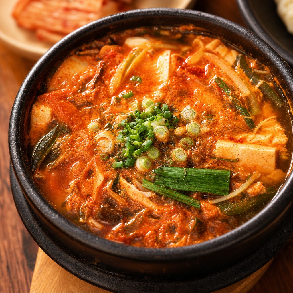 Army Tofu Soup.