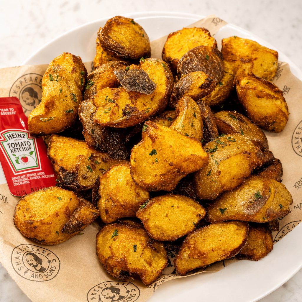 Crispy Yukon Potato.
